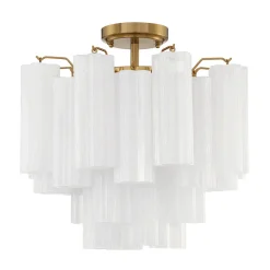 Imondo Semi-Flush Ceiling Light - White