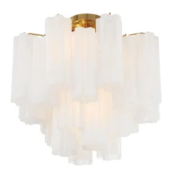 Imondo Semi-Flush Ceiling Light - White