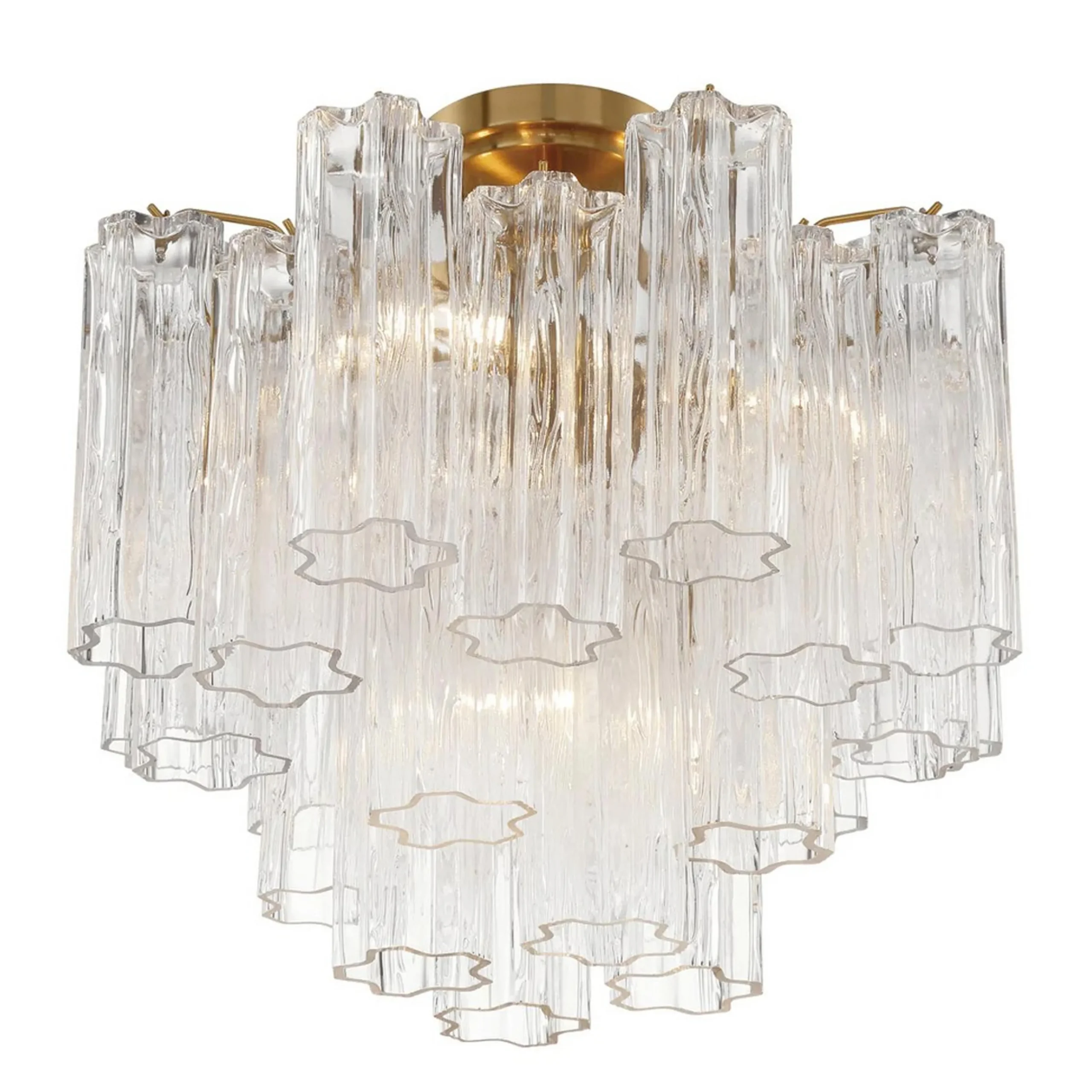 Imondo Semi-Flush Ceiling Light - Clear