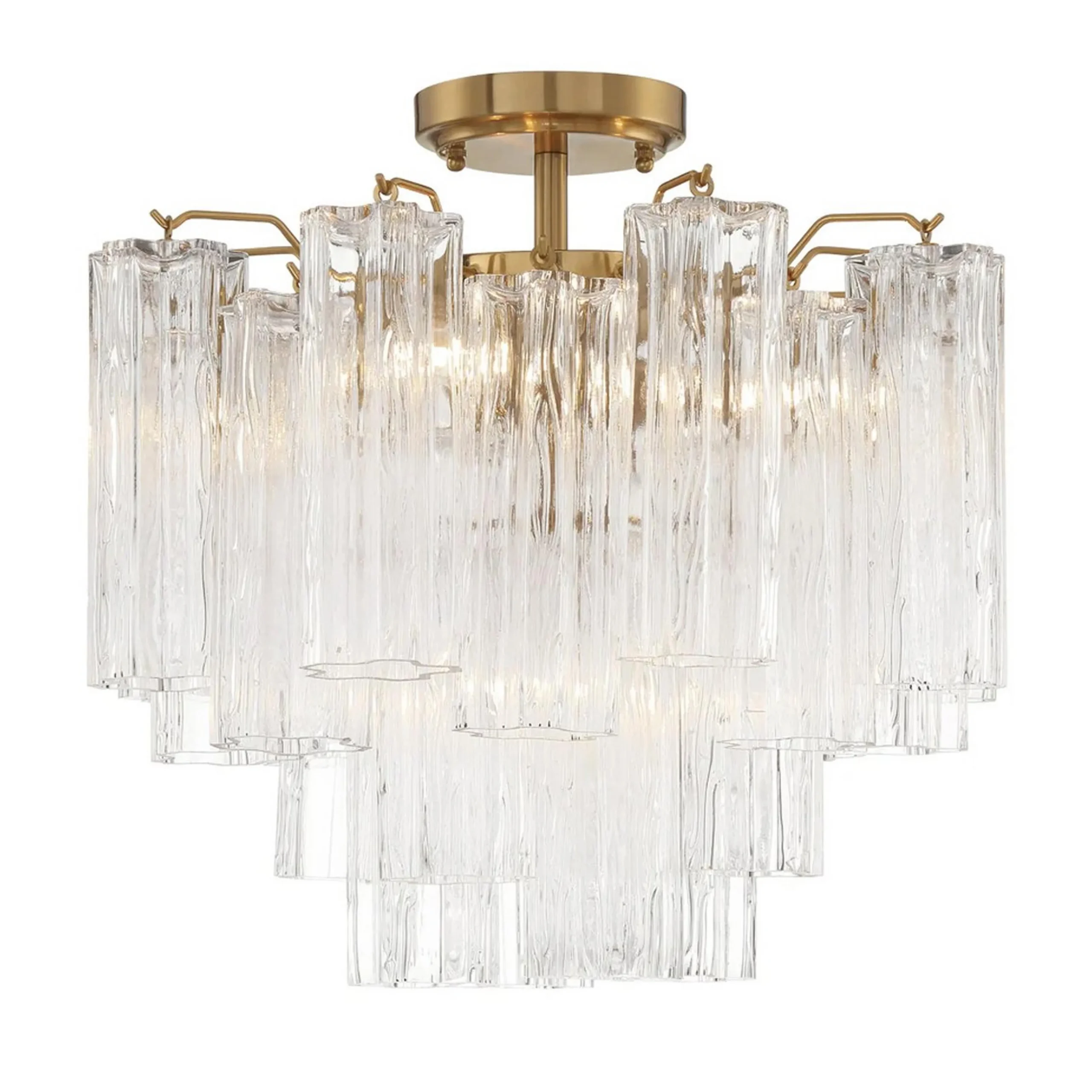 Imondo Semi-Flush Ceiling Light - Clear