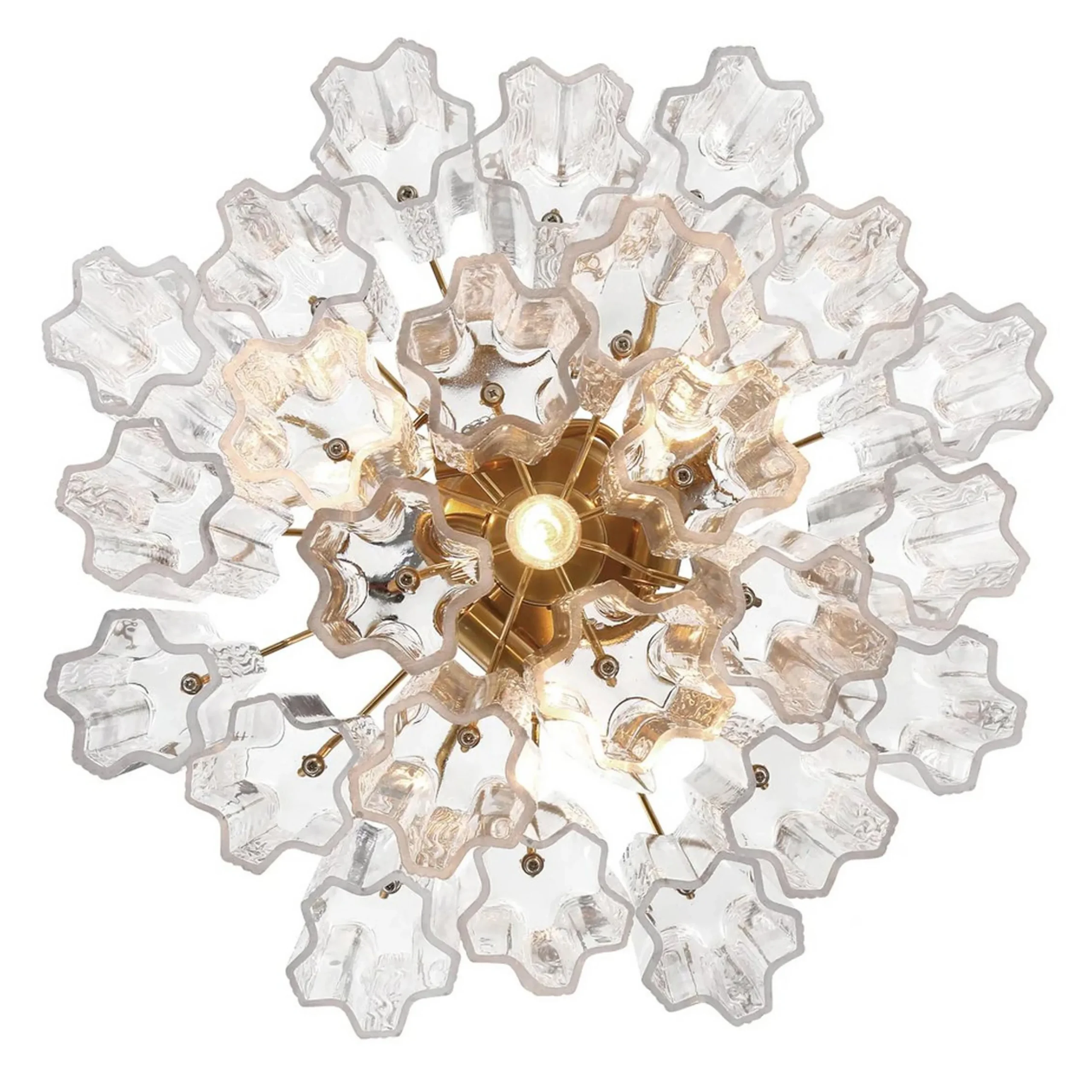 Imondo Semi-Flush Ceiling Light - Clear