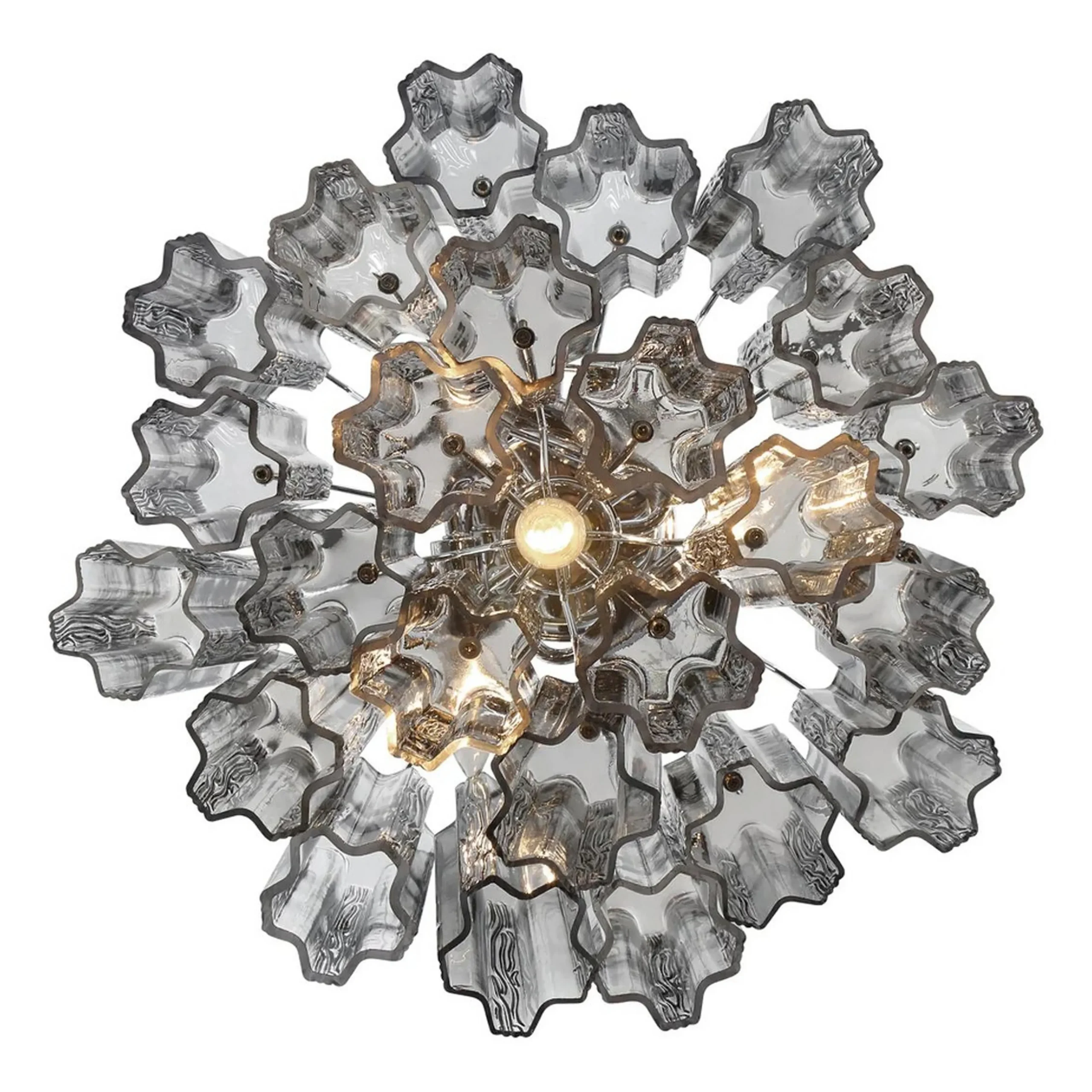 Imondo Semi-Flush Ceiling Light - Smoke