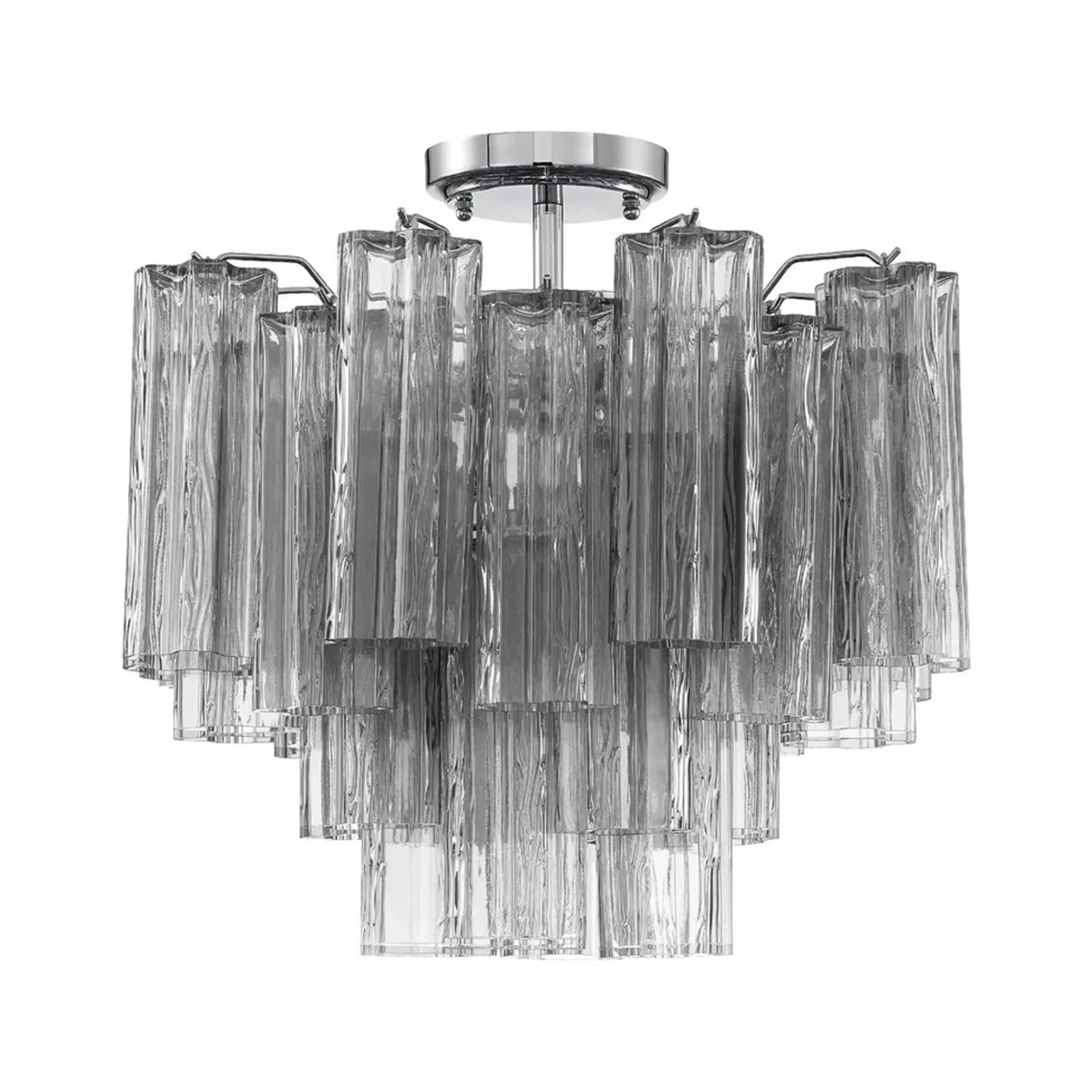 Imondo Semi-Flush Ceiling Light - Smoke