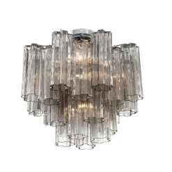 Imondo Semi-Flush Ceiling Light - Smoke