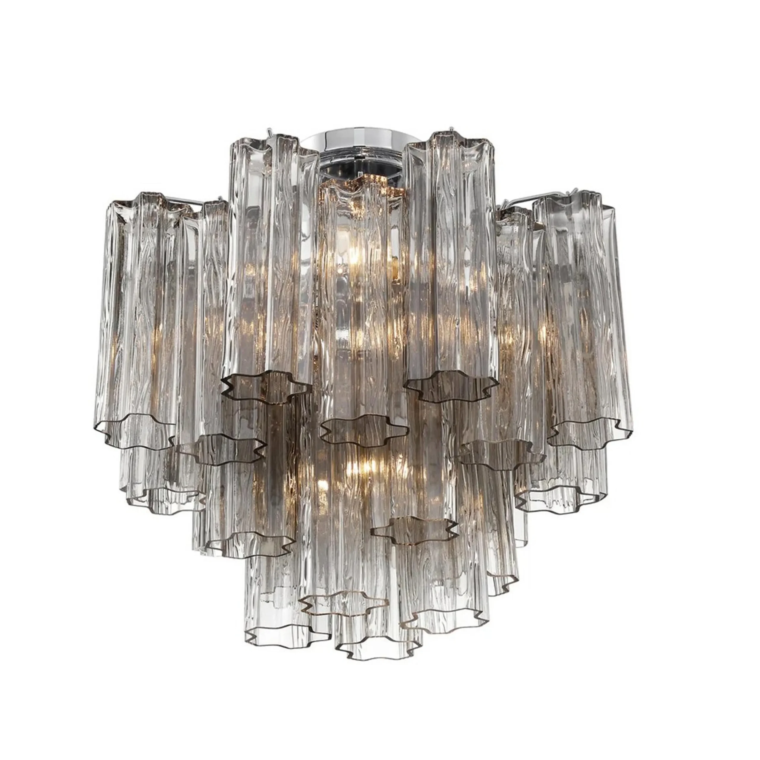Imondo Semi-Flush Ceiling Light - Smoke