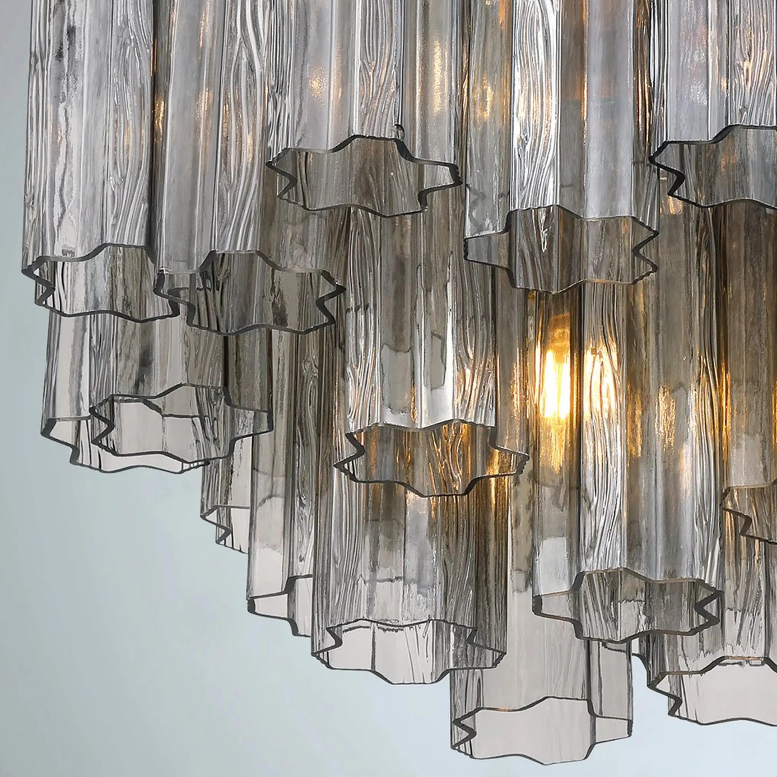 Imondo Semi-Flush Ceiling Light - Smoke