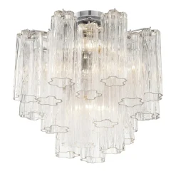 Imondo Semi-Flush Ceiling Light - Clear