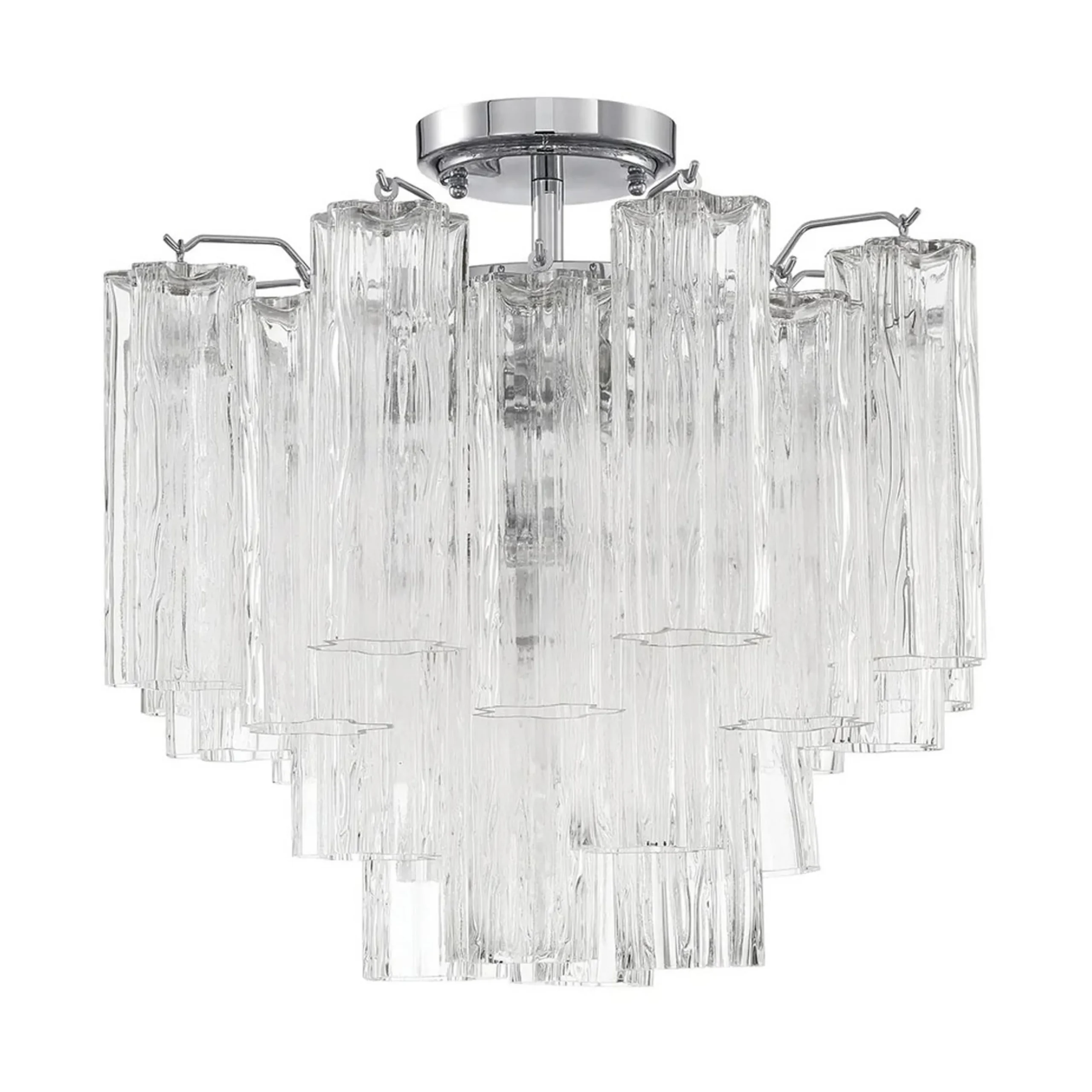 Imondo Semi-Flush Ceiling Light - Clear