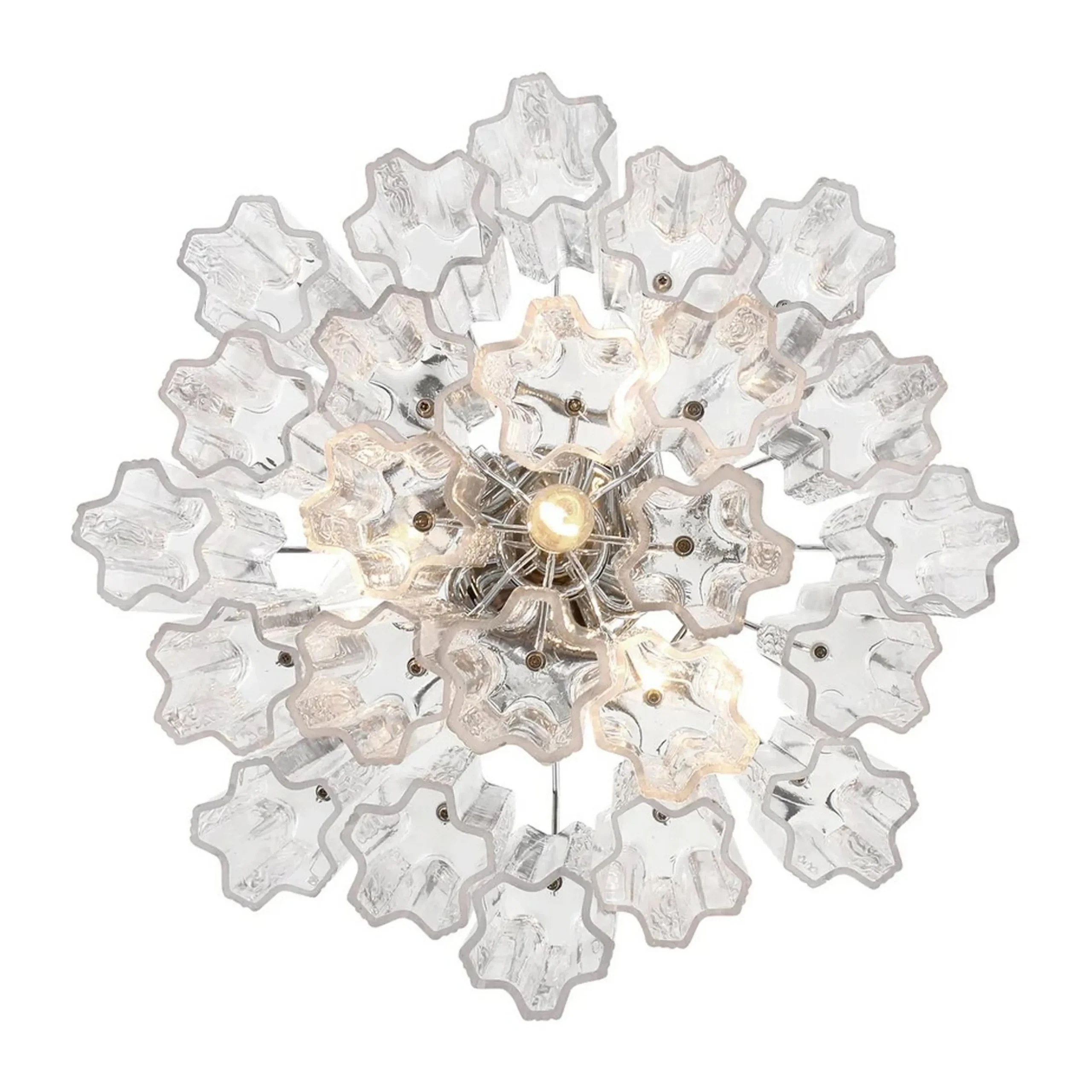 Imondo Semi-Flush Ceiling Light - Clear
