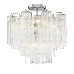 Imondo Semi-Flush Ceiling Light - Clear