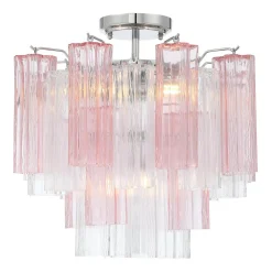 Imondo Semi-Flush Ceiling Light - Pink