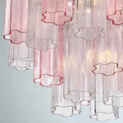 Imondo Semi-Flush Ceiling Light - Pink