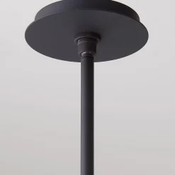 Industrial Banded Globe Pendant - Small