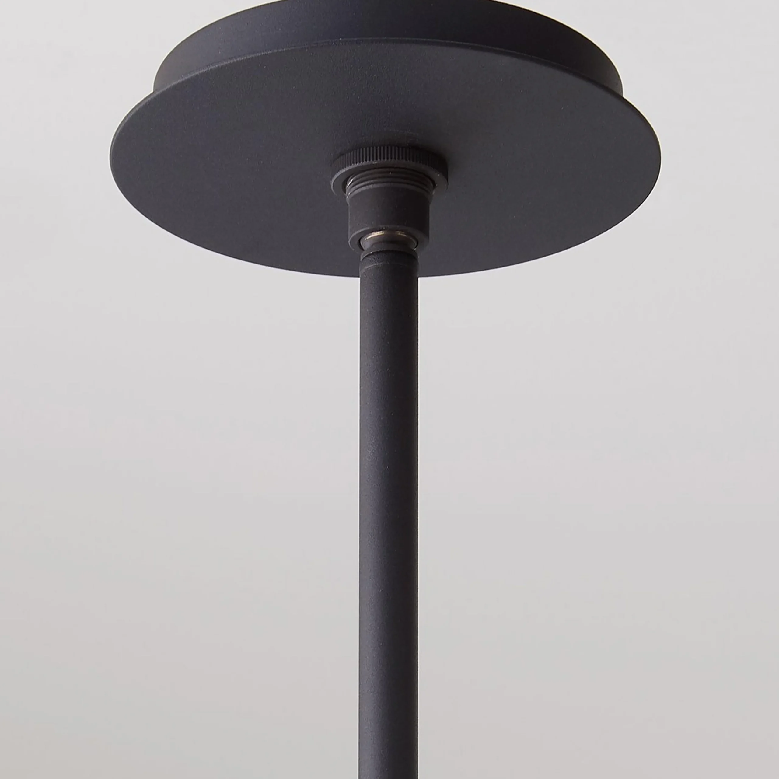 Industrial Banded Globe Pendant - Small