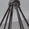 Industrial Farmhouse Ring Two-Tier Chandelier - 24 Light