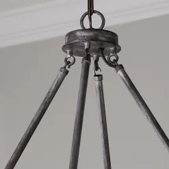 Industrial Farmhouse Ring Chandelier - 8 Light