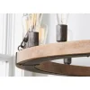 Industrial Farmhouse Ring Chandelier - 16 Light