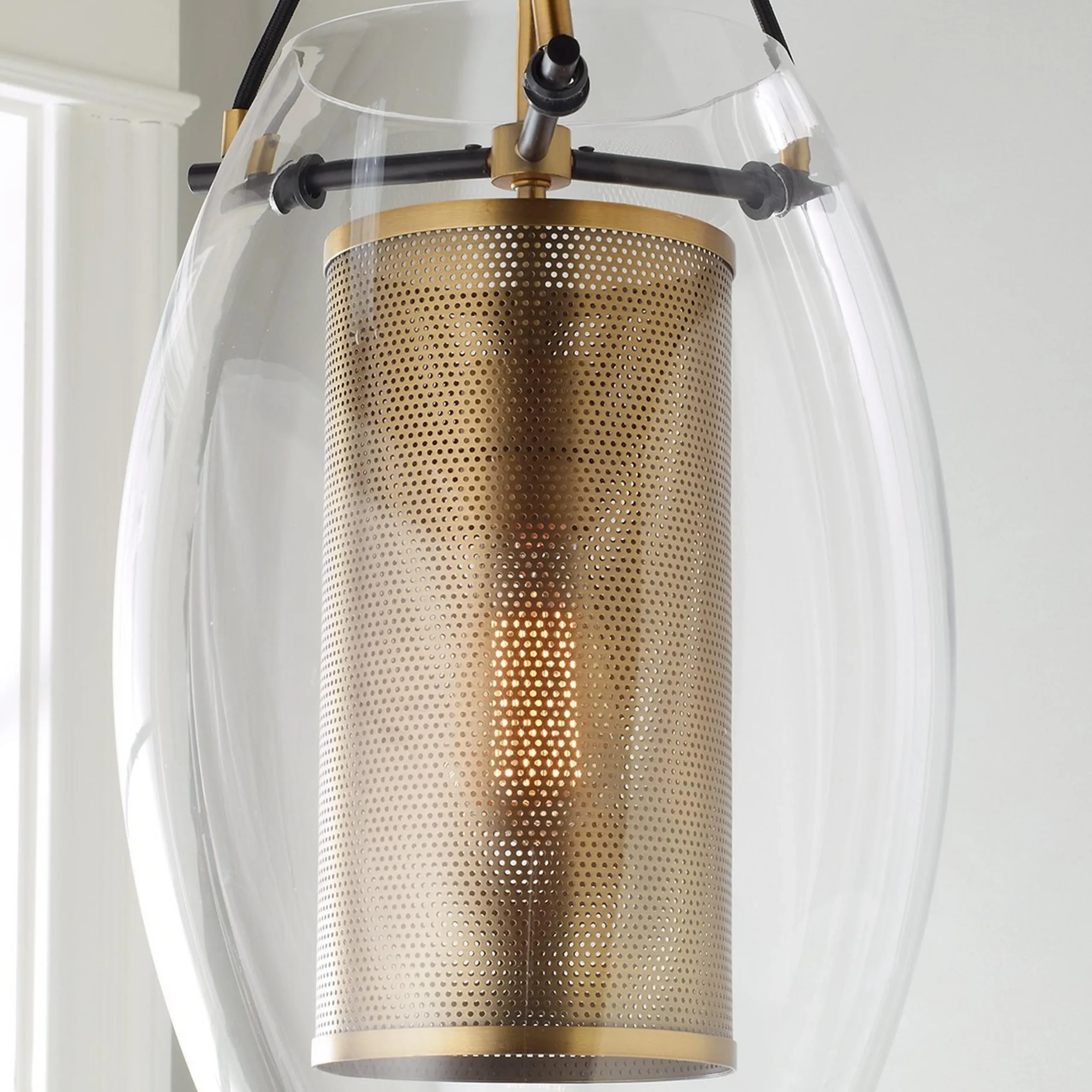 Industrial Modern Screen Pendant