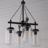Industrial Oasis Outdoor Chandelier - 4 Light