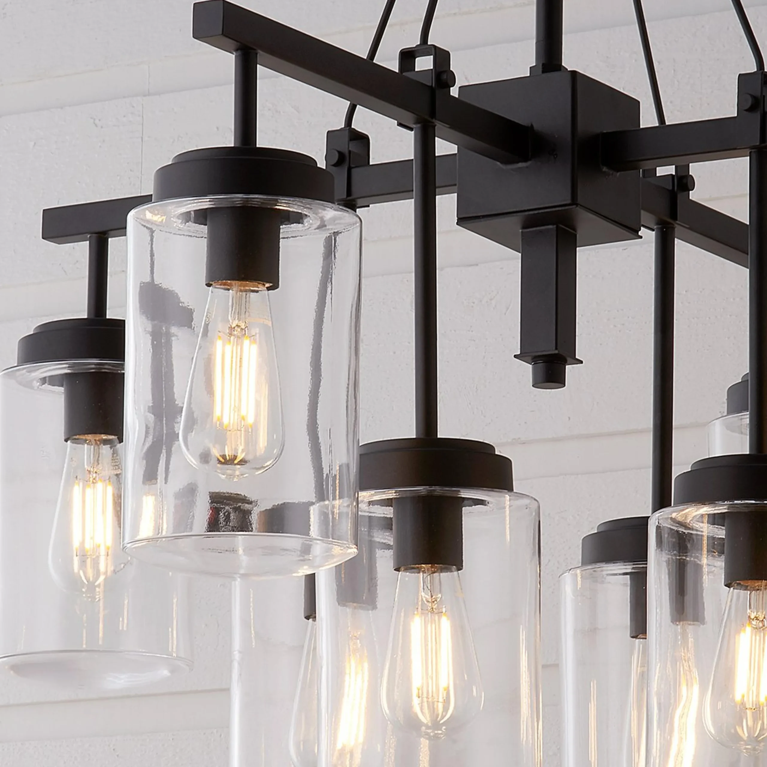 Industrial Oasis Outdoor Chandelier - 8 Light