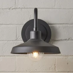 Industry Arced Outdoor Sconce - Small