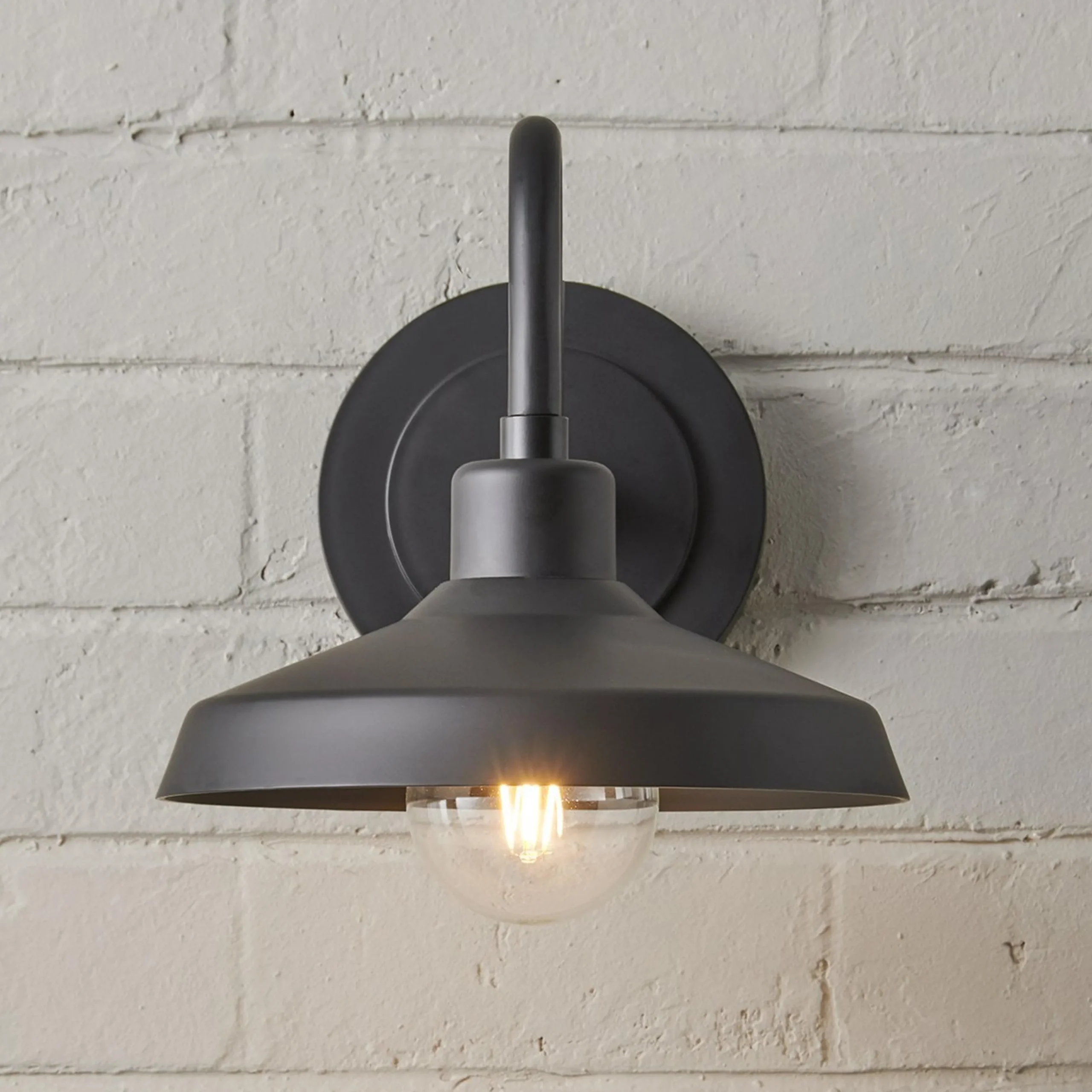 Industry Arced Outdoor Sconce - Small