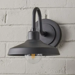 Industry Arced Outdoor Sconce - Small
