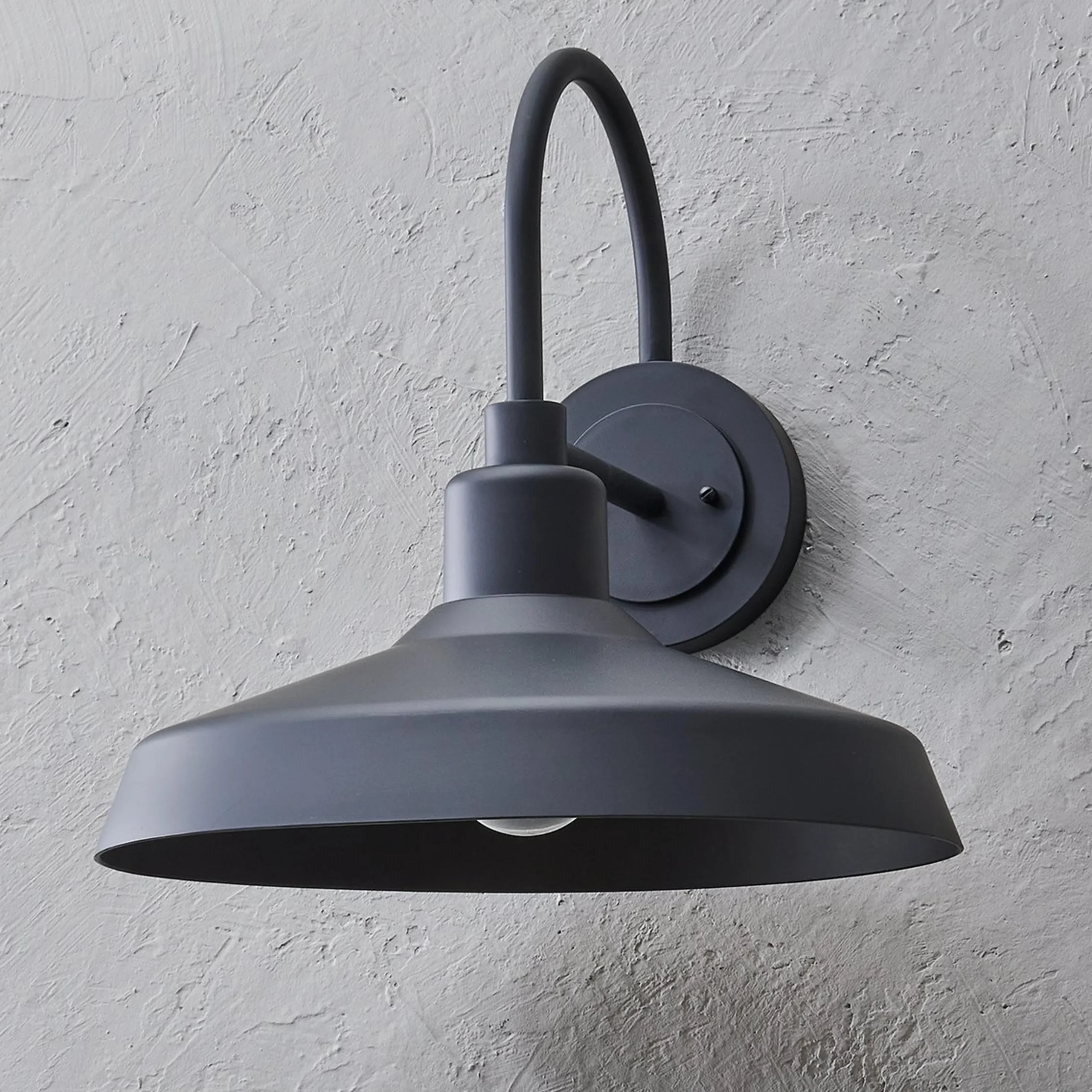 Industry Arced Outdoor Sconce - Medium