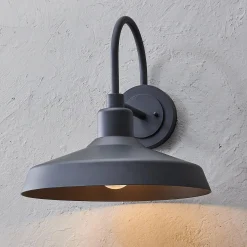 Industry Arced Outdoor Sconce - Medium