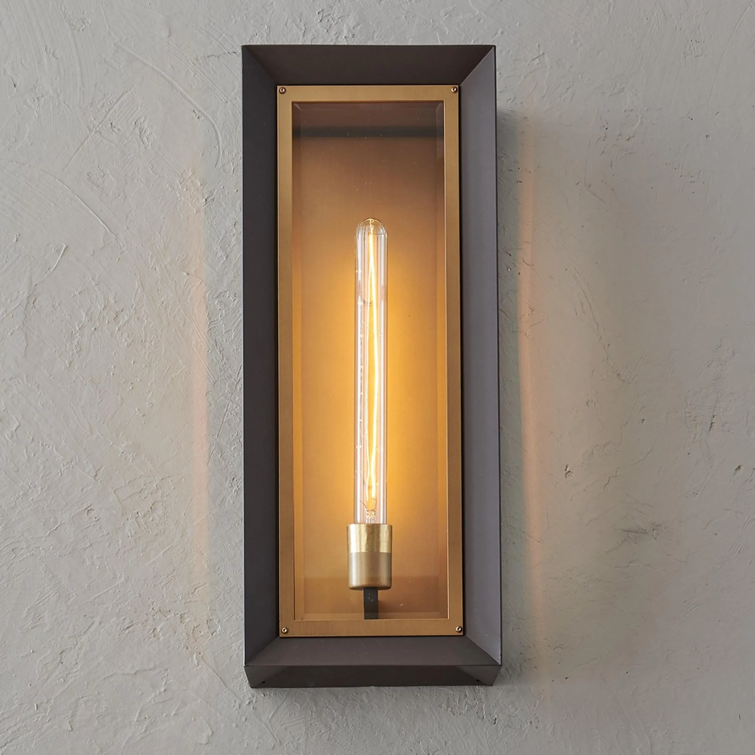 Inverted Rectangle Outdoor Sconce - Large