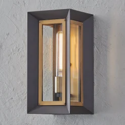 Inverted Rectangle Outdoor Sconce - Small