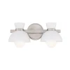 Janet Opaque Vanity Light - 2 Light