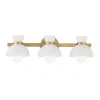 Janet Opaque Vanity Light - 3 Light
