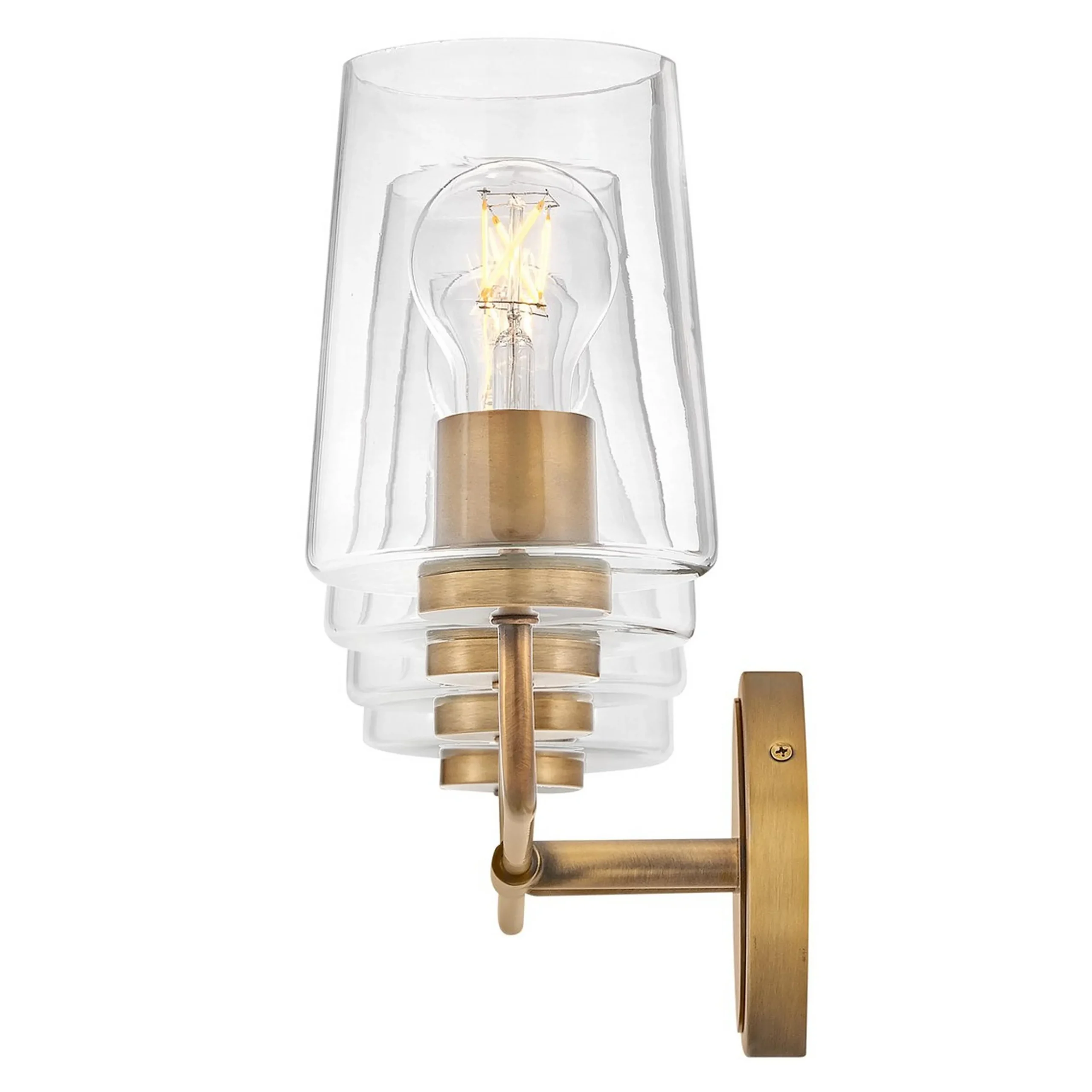 Jeida Clear Glass Vanity Light - 4 Light