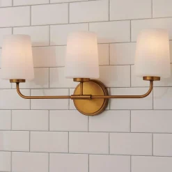 Jeida Opal Glass Vanity Light - 3 Light