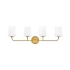 Jeida Opal Glass Vanity Light - 4 Light