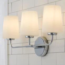Jeida Opal Glass Vanity Light - 3 Light