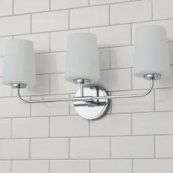 Jeida Opal Glass Vanity Light - 3 Light