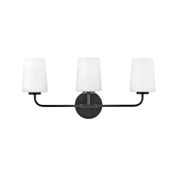 Jeida Opal Glass Vanity Light - 3 Light