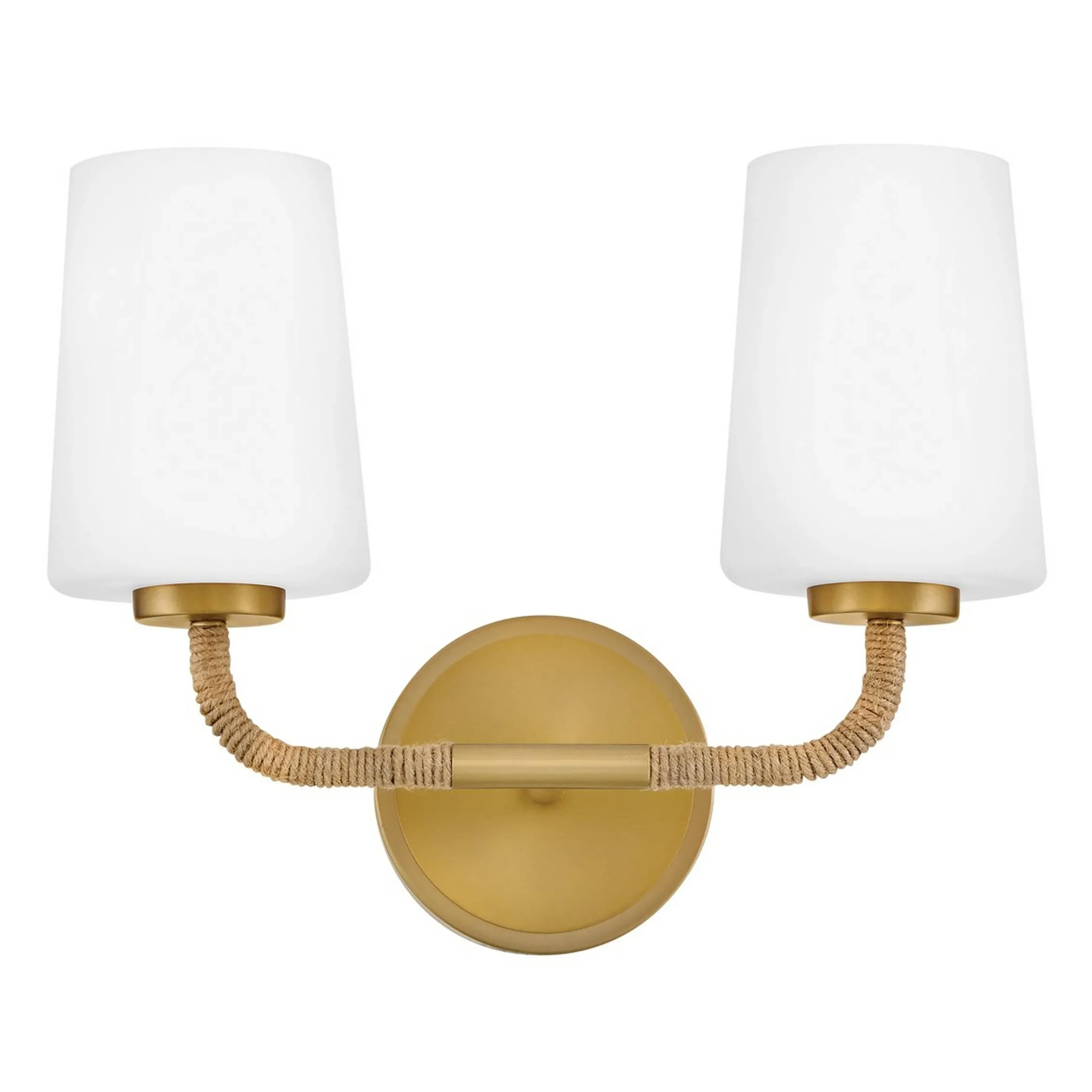 Jeida Rope Wrapped Vanity Light - 2 Light