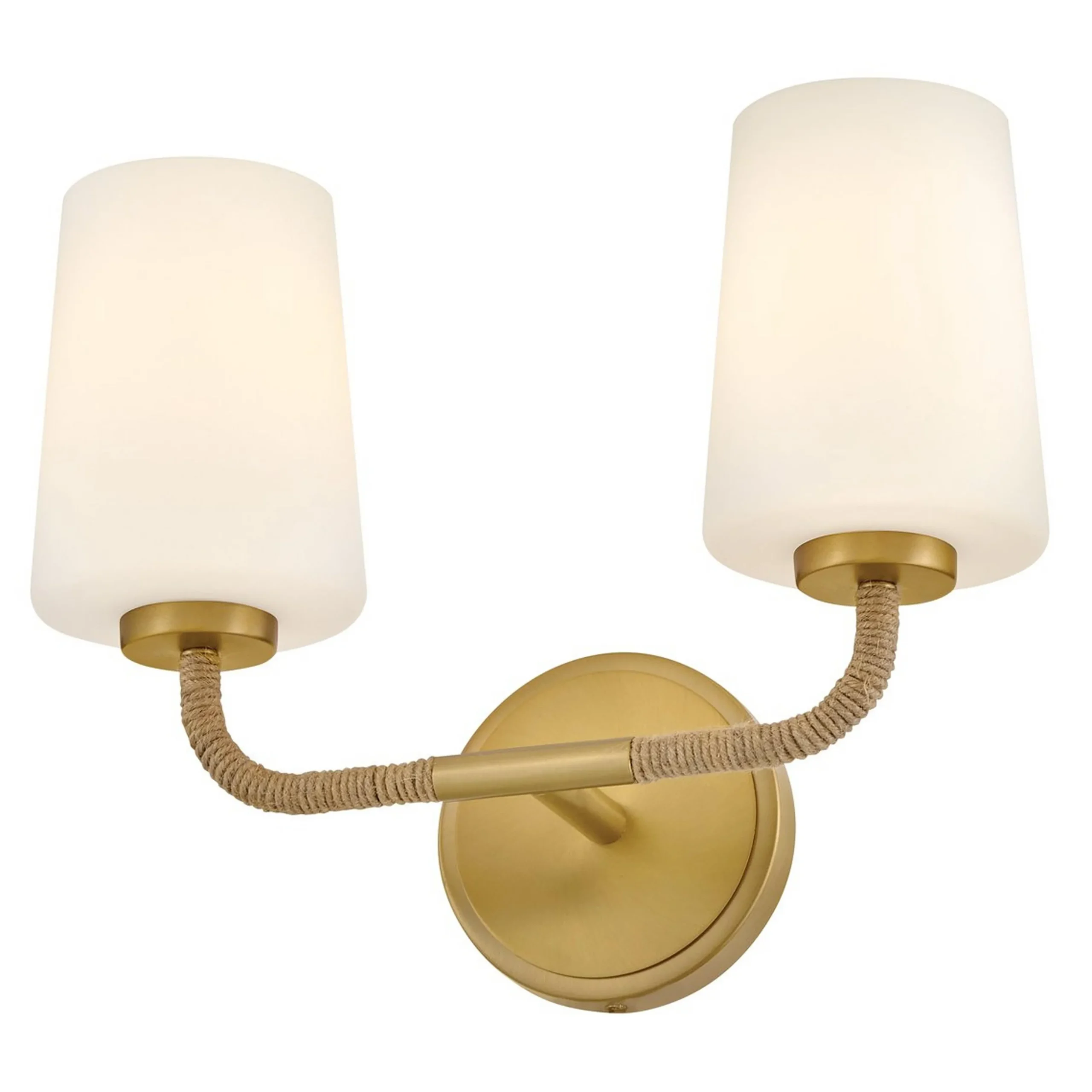 Jeida Rope Wrapped Vanity Light - 2 Light