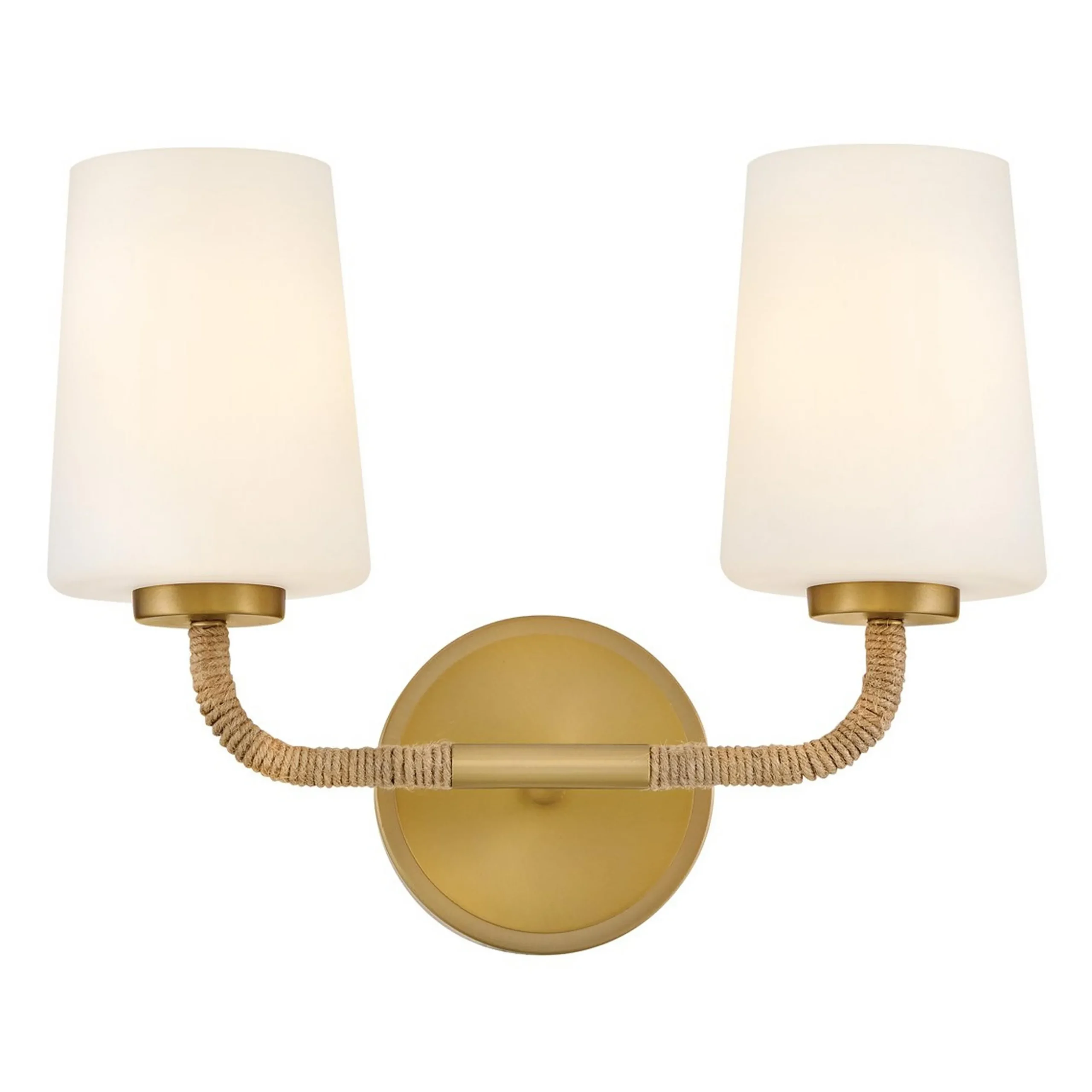 Jeida Rope Wrapped Vanity Light - 2 Light