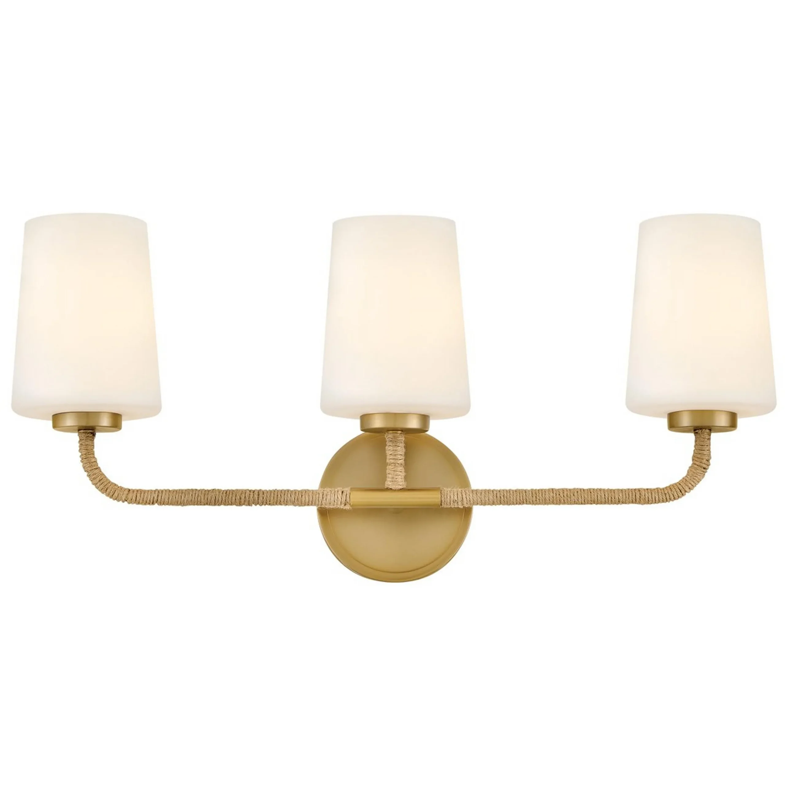 Jeida Rope Wrapped Vanity Light - 3 Light