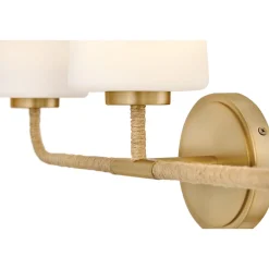 Jeida Rope Wrapped Vanity Light - 3 Light