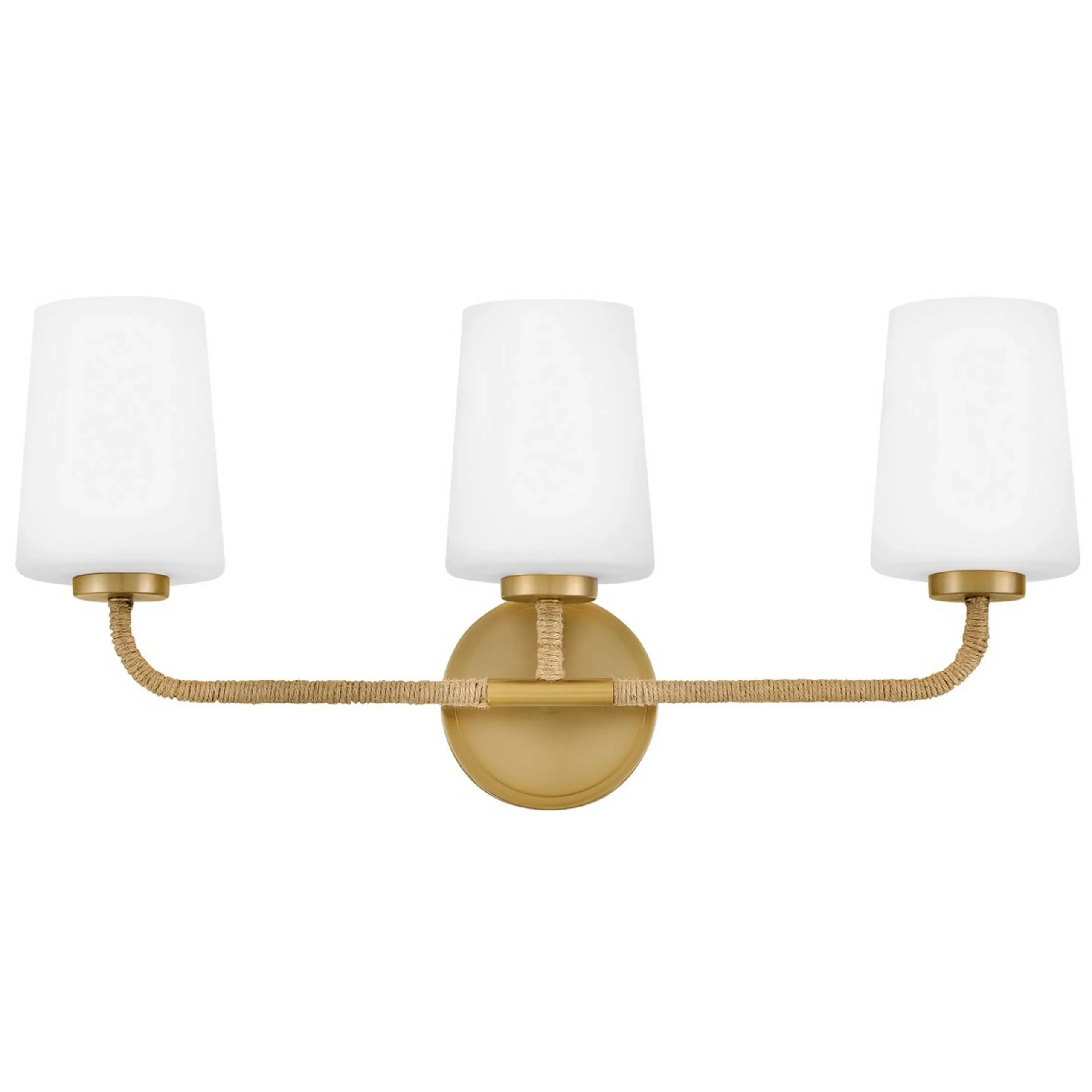 Jeida Rope Wrapped Vanity Light - 3 Light