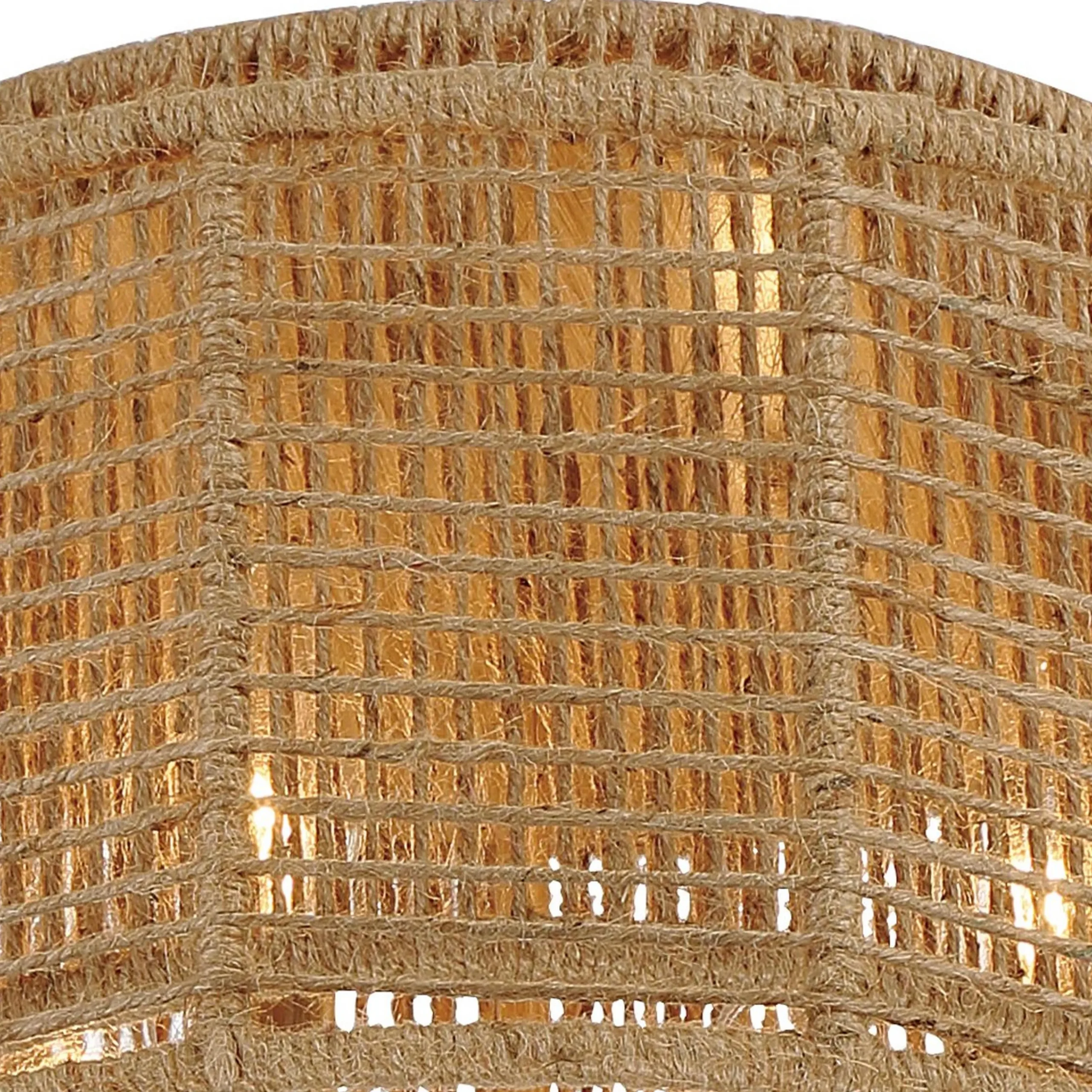Jute Veil Ceiling Light