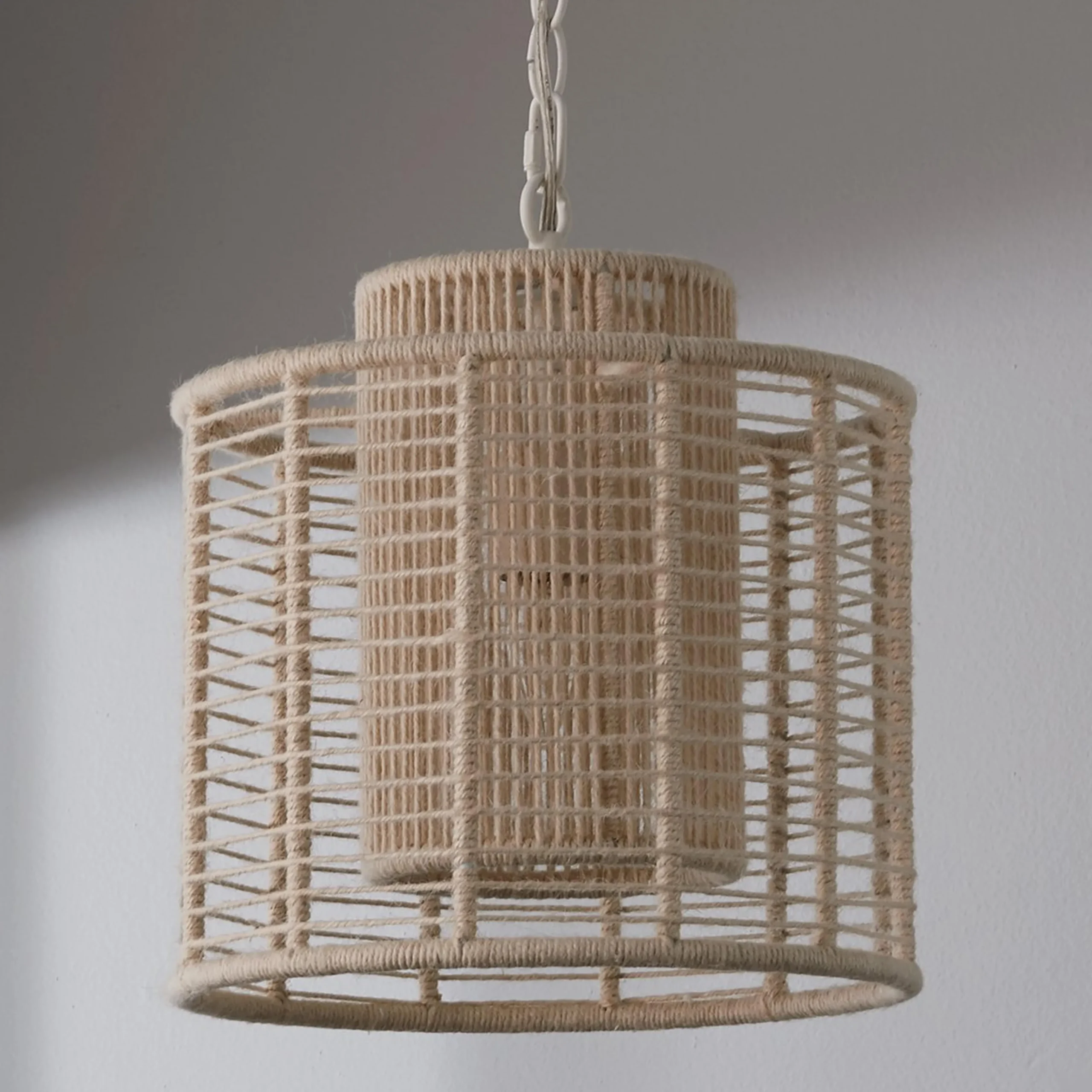 Jute Veil Pendant