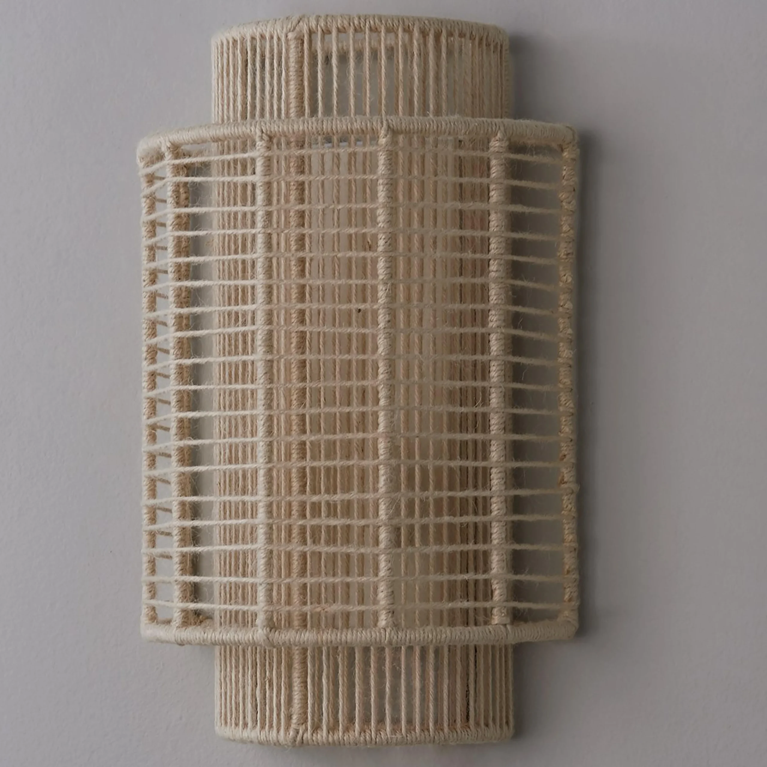 Jute Veil Sconce