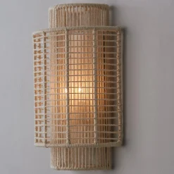 Jute Veil Sconce