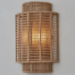 Jute Veil Sconce